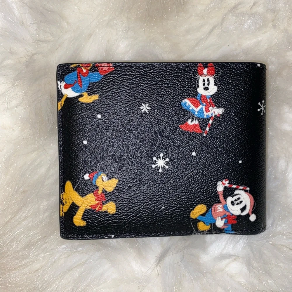 Disney X Coach 3 In 1 Wallet With Holiday Print - Picture 4 of 12